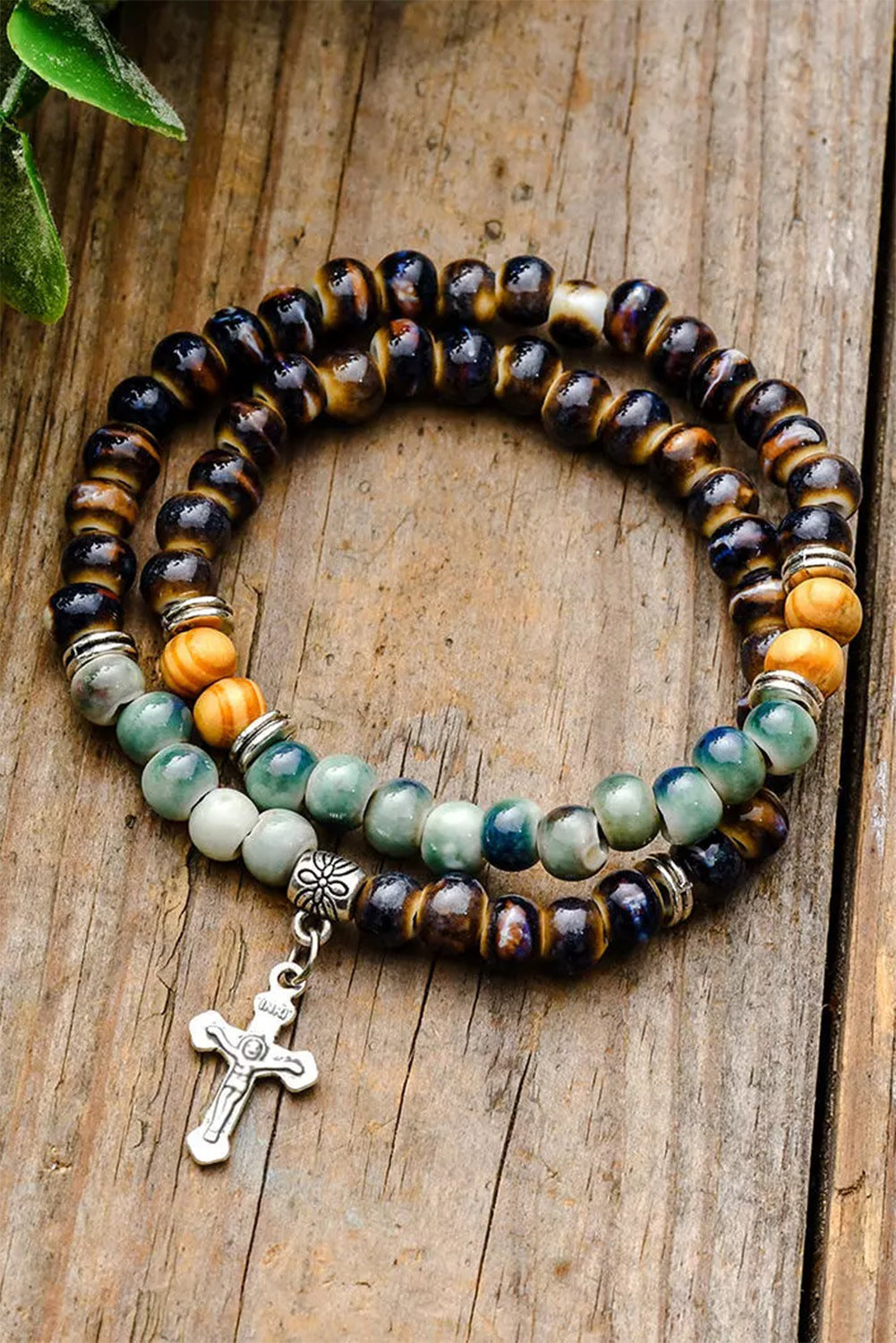 Still Praying' Beaded Double-Layer Bracelet
