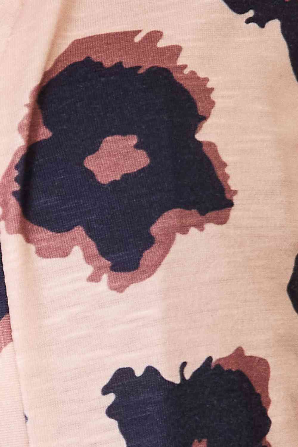 Leopard Front Longline Cardigan