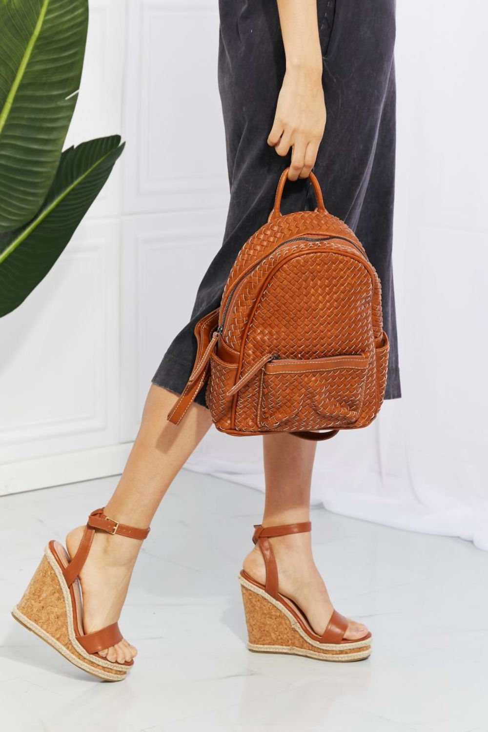 Certainly Chic Woven Backpack